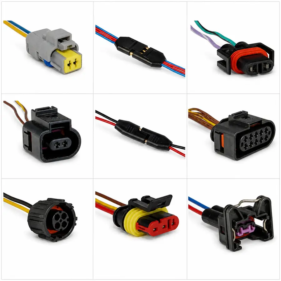 Chicotes e conectores elétricos automotivos